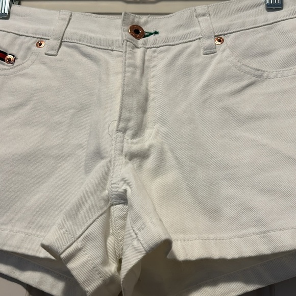 Tommy Hilfiger white denim shorts size 5 worn once - Picture 5 of 13